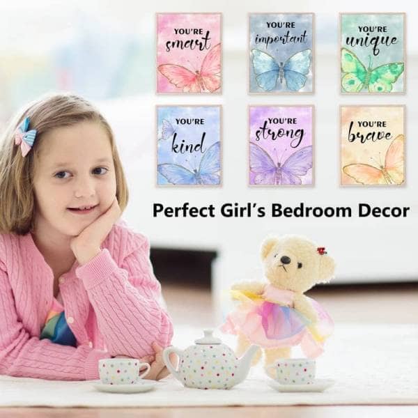 girls room decor poster