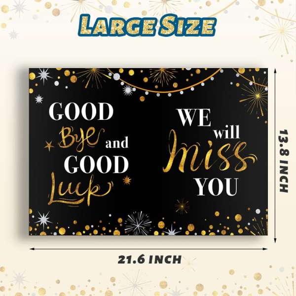 Jumbo Farewell Greeting Card