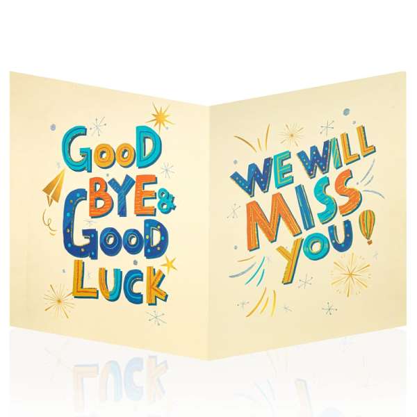 Giant Farewell Greeting Card