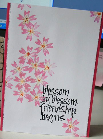 Make This Japanese Style Spring Card!