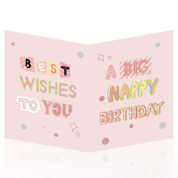 Birthday greeting card