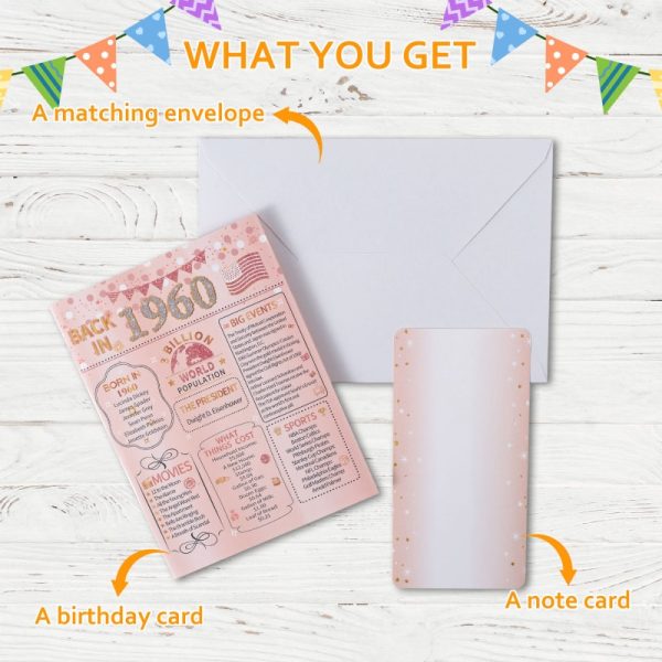 HOMANGA 65th Birthday Card(Rose Gold) - Image 3