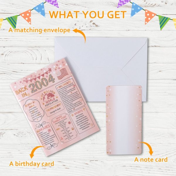 HOMANGA 21st Birthday Card(Rose Gold) - Image 3