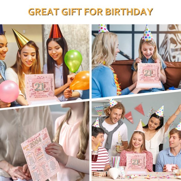 HOMANGA 21st Birthday Card(Rose Gold) - Image 6