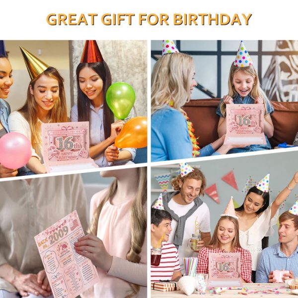 HOMANGA 16th Birthday Card(Rose Gold) - Image 6