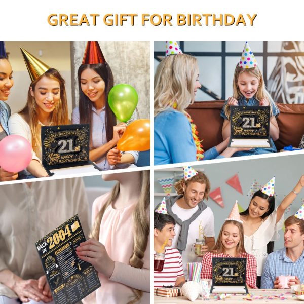 HOMANGA 21st Birthday Card (Black Gold) - Image 6